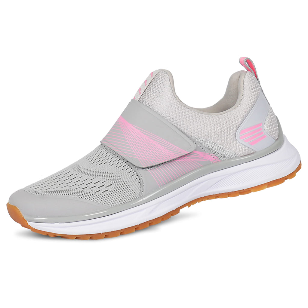 Pairobin Cycling Shoes Womens Indoor Cycling Shoes - Outdoor Cycling Shoes Comfortable and Breathable - Compatible with SPD Cleats Grey