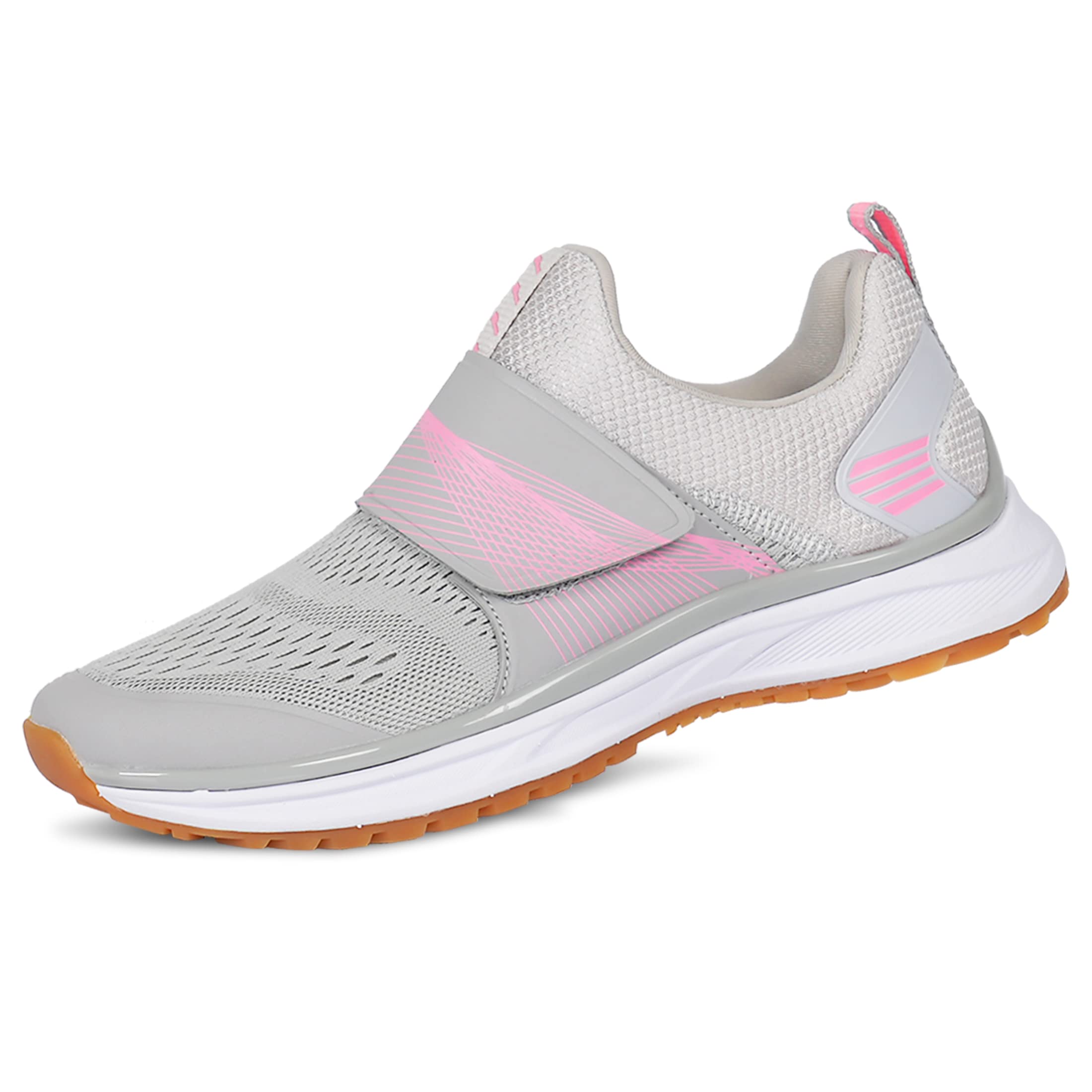 Pairobin Cycling Shoes Womens Indoor Cycling Shoes - Outdoor Cycling Shoes Comfortable and Breathable - Compatible with SPD Cleats Grey