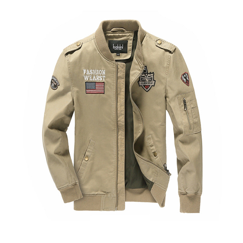 Men's Spring Autumn New Air Force One Jacket