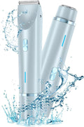 CheckSimple 2025 New Glow Aura Bikini ShaverGlowshave 2-in-1 Womens Body Shaver(Blue)