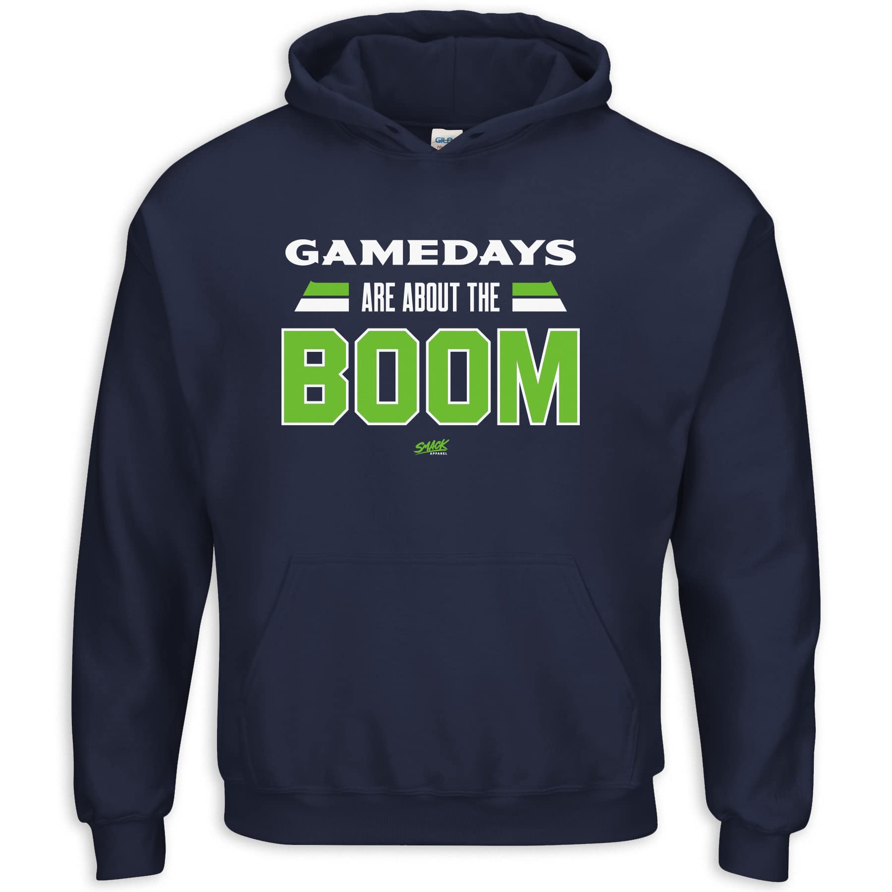 Gamedays Hoodie for Seattle Football Fans (SM-5XL) (Navy Hoodie Small)