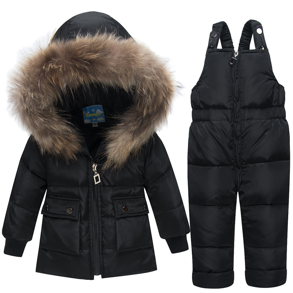 New Children's Down Jacket Set for Winter (Boys & Girls)