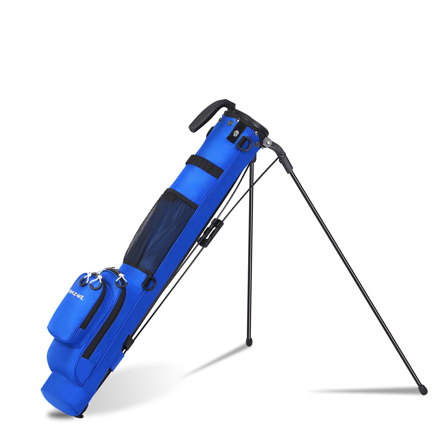 MAZEL Lightweight Golf Bag for Men – Easy to Carry Golf Clubs Bag with Shoulder StrapPitch n Putt Golf Stand Bag for Driving RangePar 3 and Executive Courses - Fit Up to 8 Clubs (Deep Blue)
