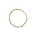 10K Two-Tone Gold 1.00 Cttw Diamond X-Link Link Bracelet