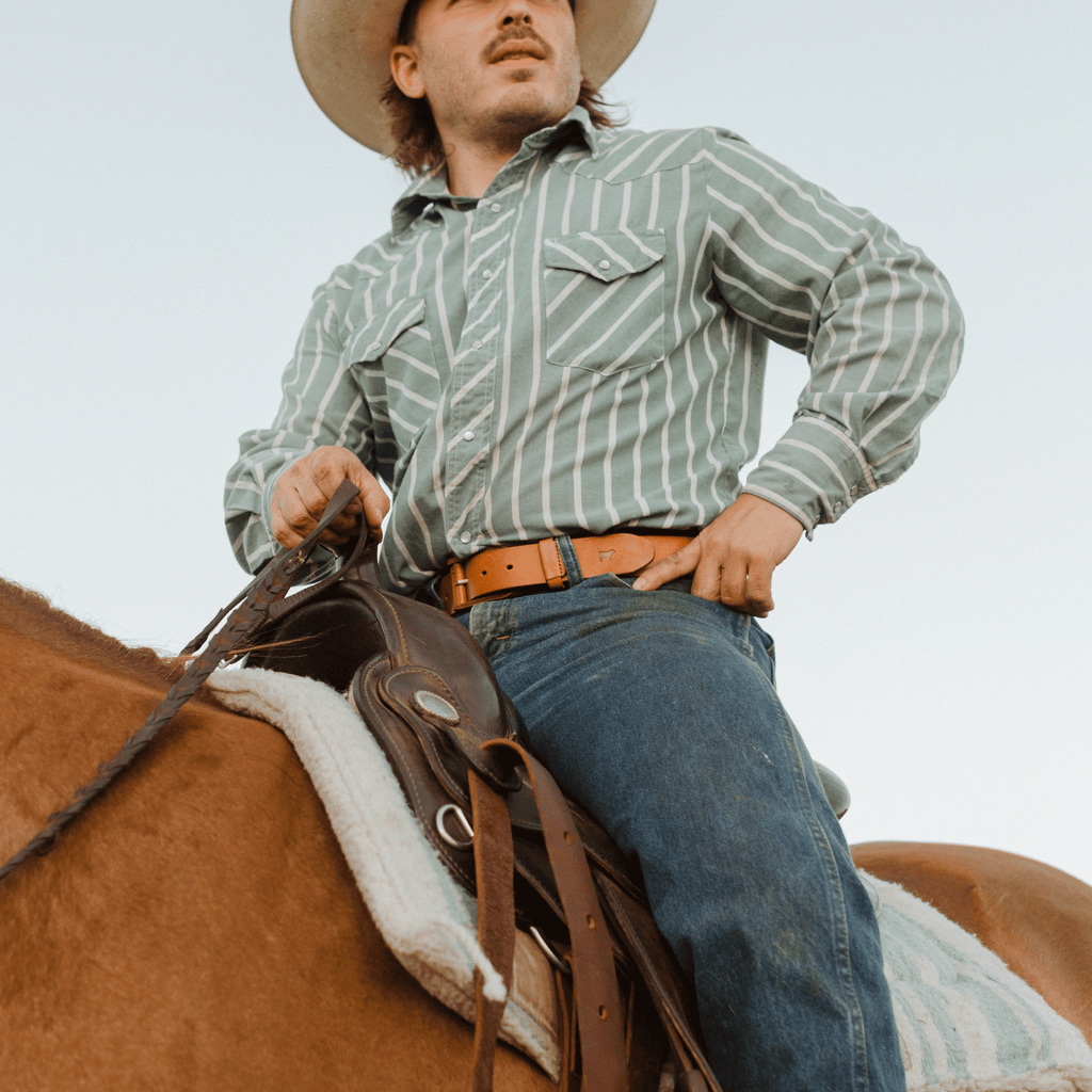 Leather Buckle Belt