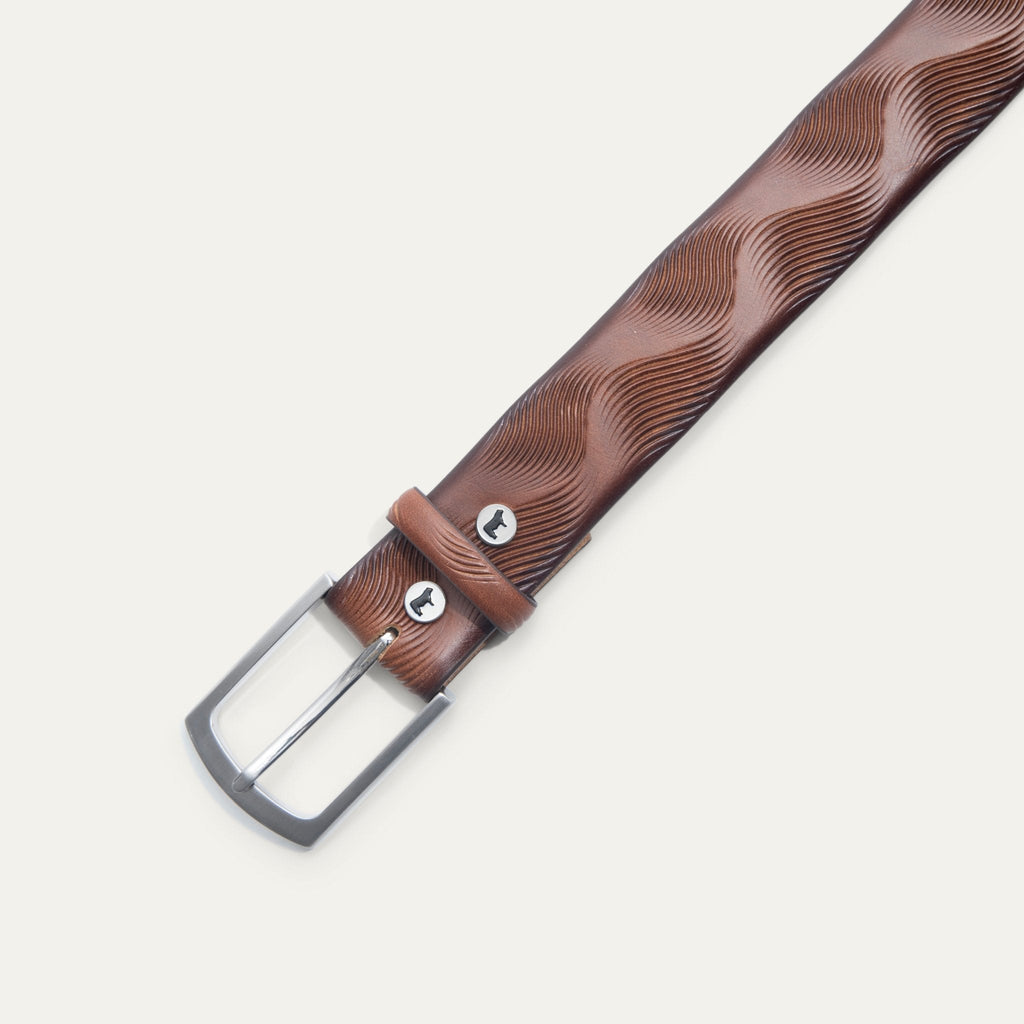 WAVE EMBOSSED BELT