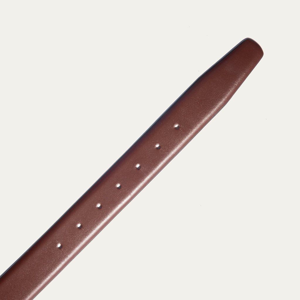 Glazed Calfskin Belt