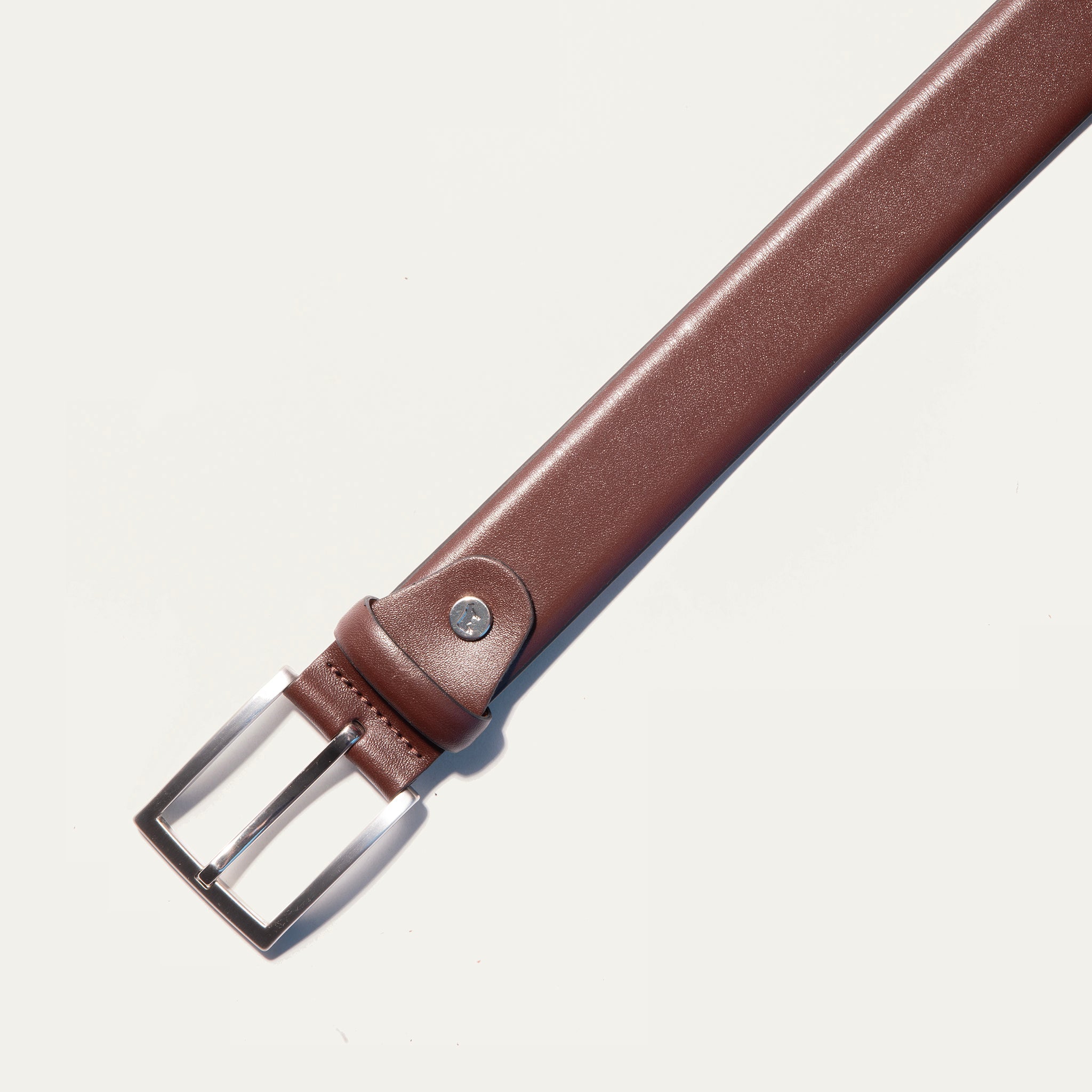 Glazed Calfskin Belt