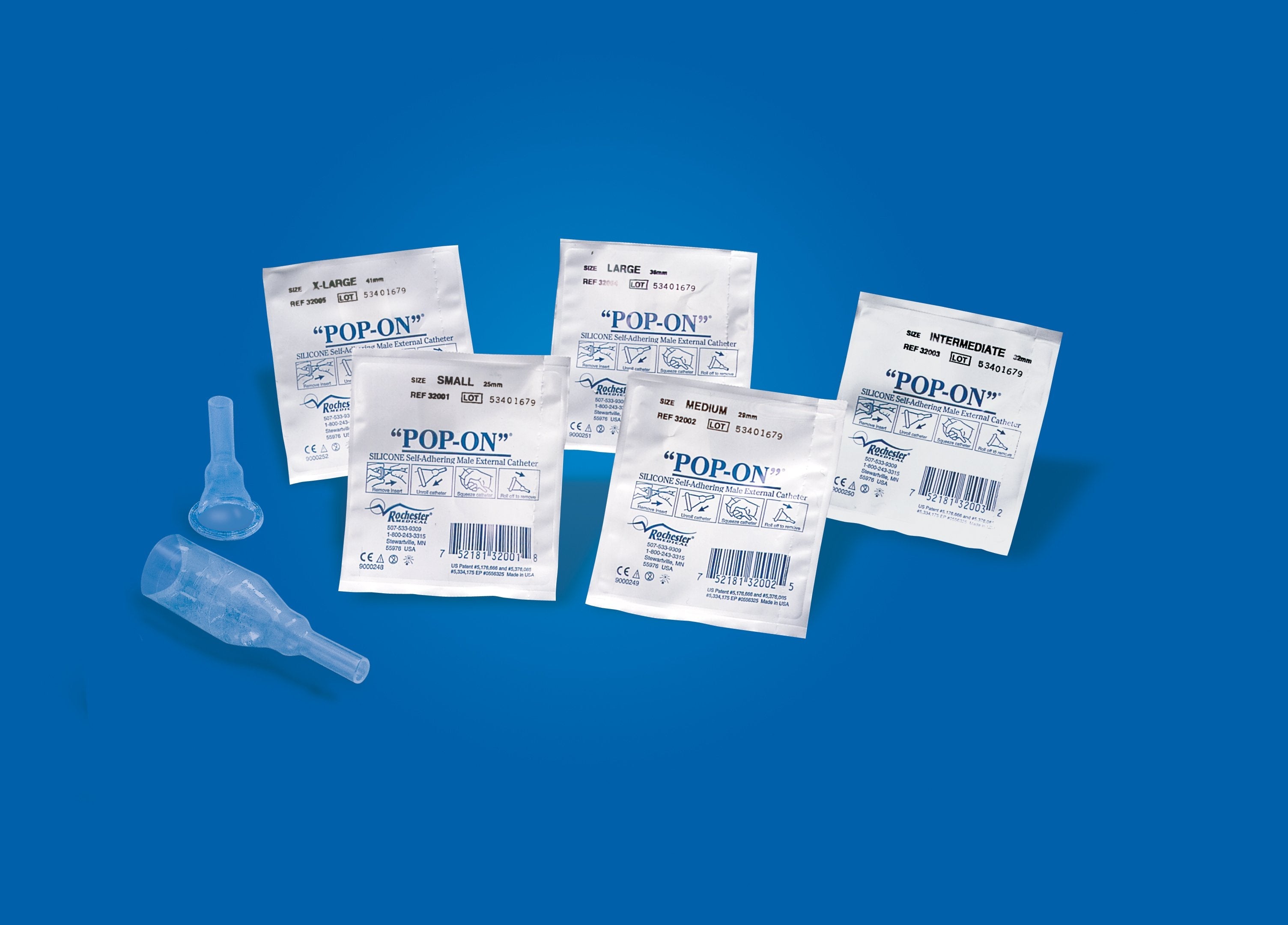 Pop-On® Male External Catheter, Small 32101