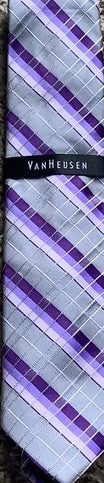 Van Heusen Mens Grid Necktie