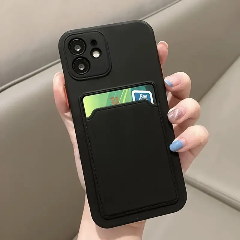 Protective Mobile Phone Case with Card Holder Sleeve