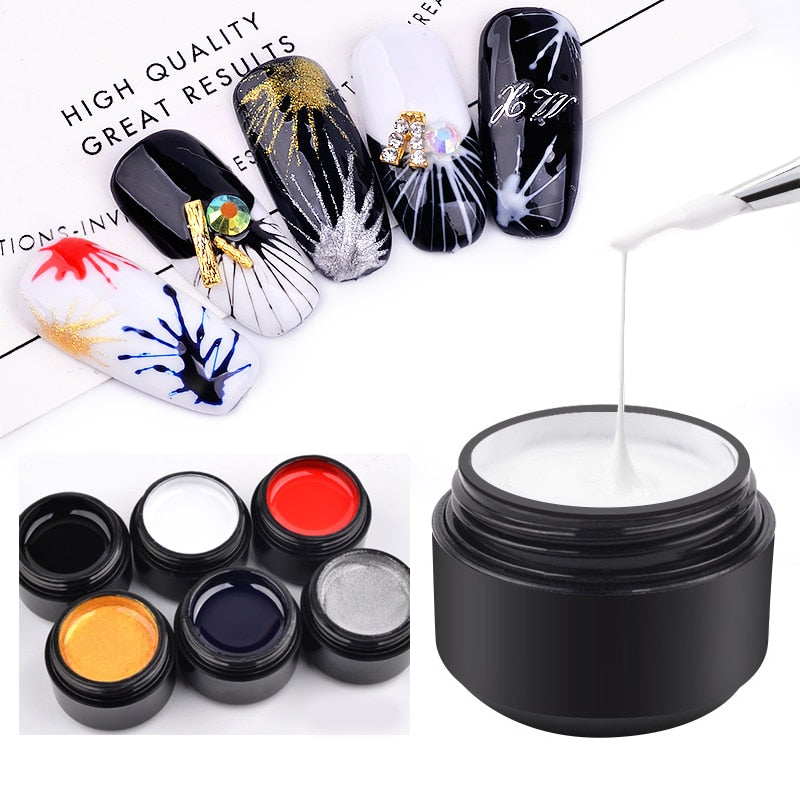 New Creative Spider Gel Nail Polish for DIY Art