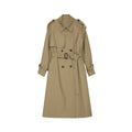 British Double-breasted Loose Mid-length Coat