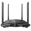 Tenda AC1200 Smart WiFi Router High Speed Dual Band Wireless Internet Router with Smart APP 4 x 100 Mbps Fast Ethernet Ports Supports Guest WiFi Access Point Mode IPv6 and Parental Controls(AC6)