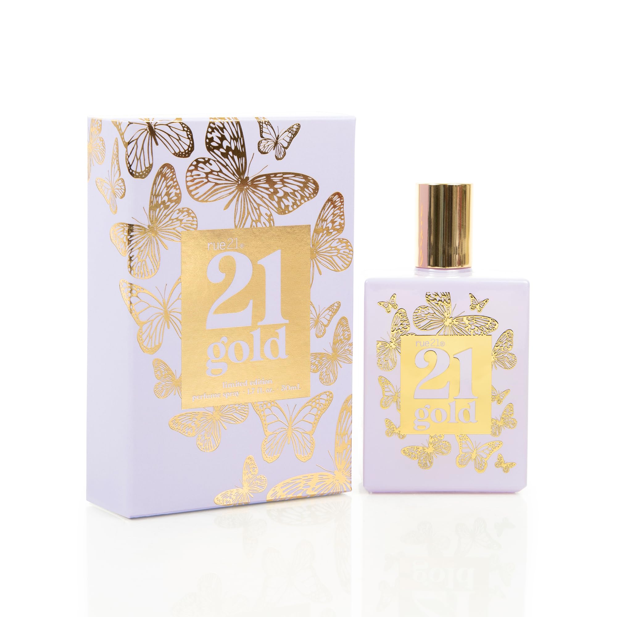 Rue 21 Gold Womens Perfume Spray - 1.7 fl oz (50 ml)