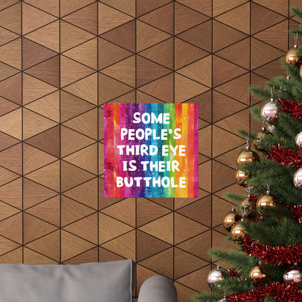Bespattered Facade All-Seeing Butthole Rainbow Giclée Archival Matte Paper Prints