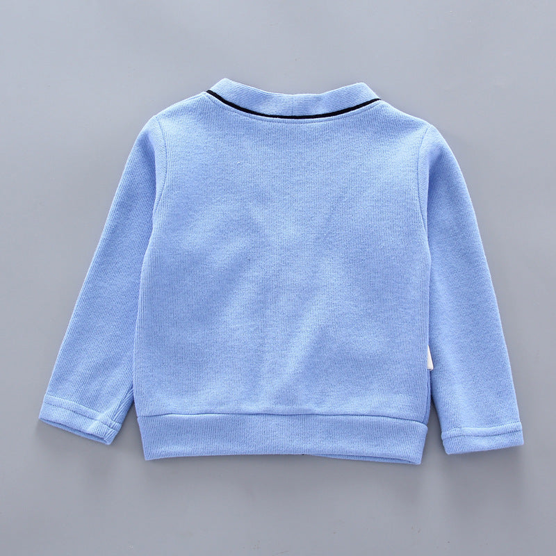 New Spring Cardigan Set for Boys' Sweaters (3 Pieces)