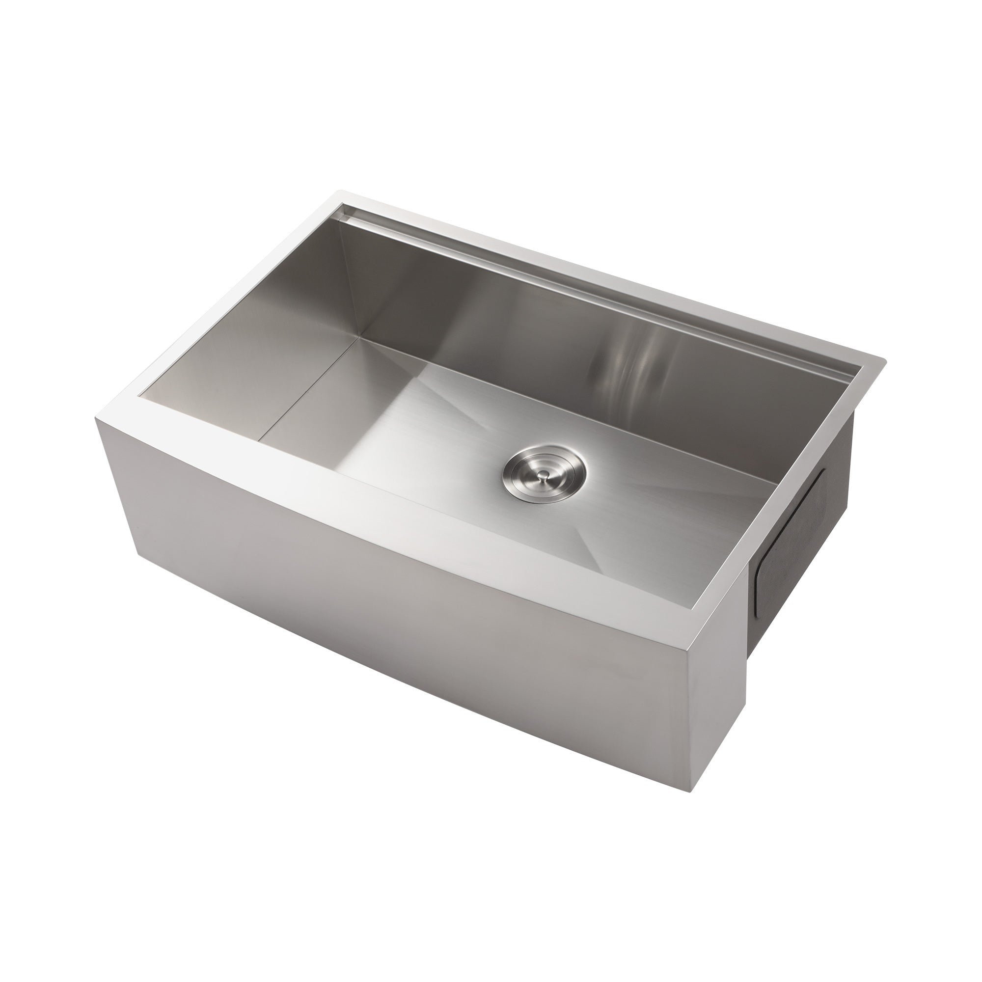 33x22x10'Farmhouse Apron Single Bowl Stainless Steel Kitchen Sink with Workstation