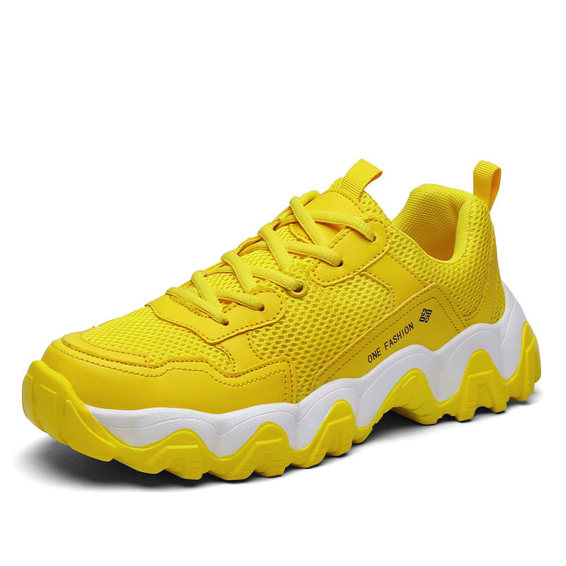 New Green Men's Casual Sports Shoes with Breathable Mesh
