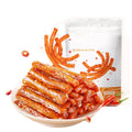Bean string spicy strip3.52ozlatio， spicy gluten bean roll bean gluten vegetarian snack food bean products spicy strip bean dried bean skin 100g