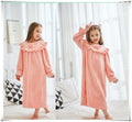 Flannel Pajamas for Girls and Middle-aged Children
