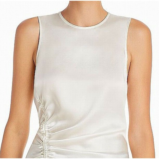 Cinq à Sept Alexia Ruched Silk Top, Size Small