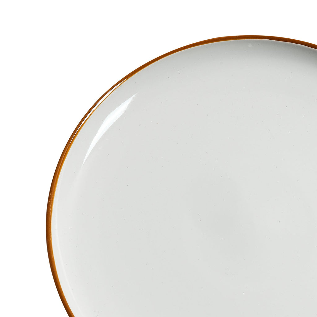 12 PCS Dinnerware Set Ceramic Plates and Bowls Sets Service for 4 White