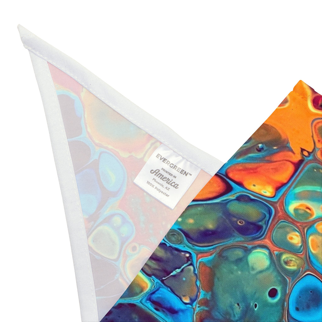 Bespattered Facade Intergalactic Rainbow Pet Bandana