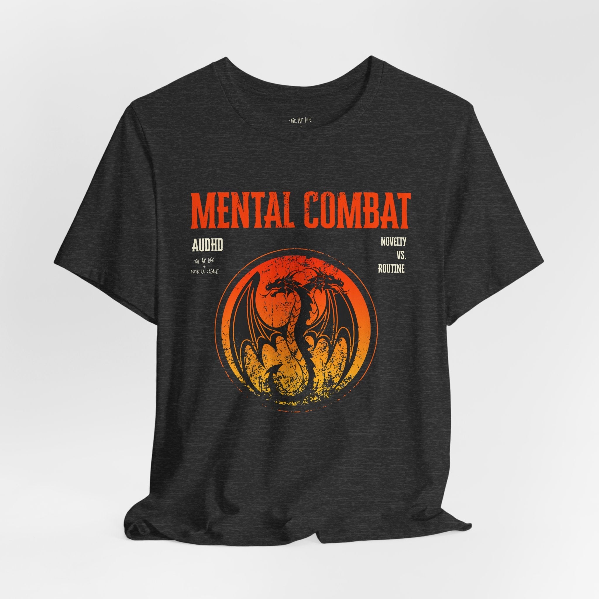 Mental Combat AuDHD Burnout - Adult Unisex Jersey Tee