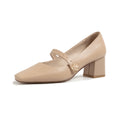 2020 New Women's Leather Mary Jane Heels (Retro Style)