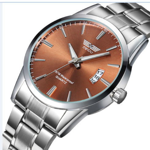 New Steel Band Watch for Men - Non-Mechanical Model
