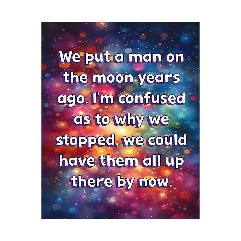 Bespattered Facade "Man on the Moon" Giclée Archival Matte Paper Prints