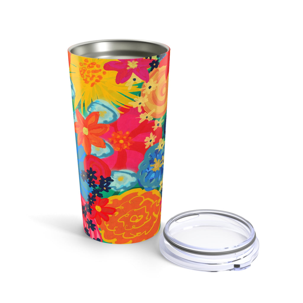 Bespattered Facade Bold Florals Tumbler 20oz