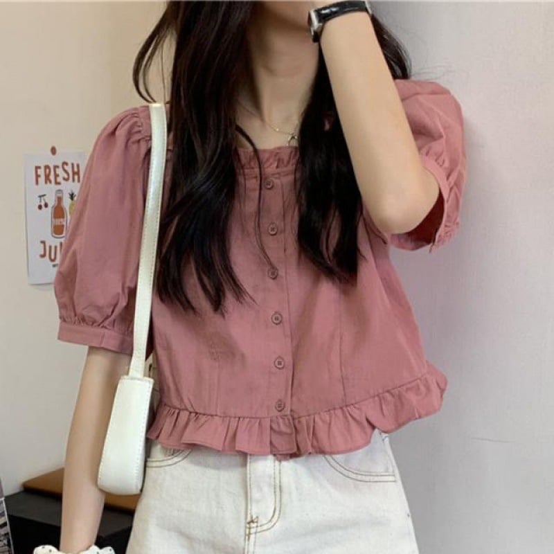 Women's White Summer Shirt with New Design