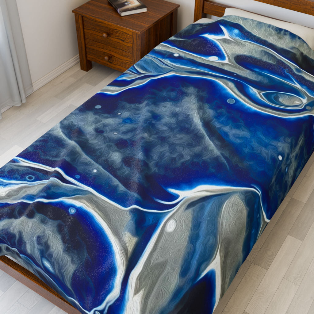 Bespattered Facade Starry Night Velveteen Plush Blanket | 3 Sizes