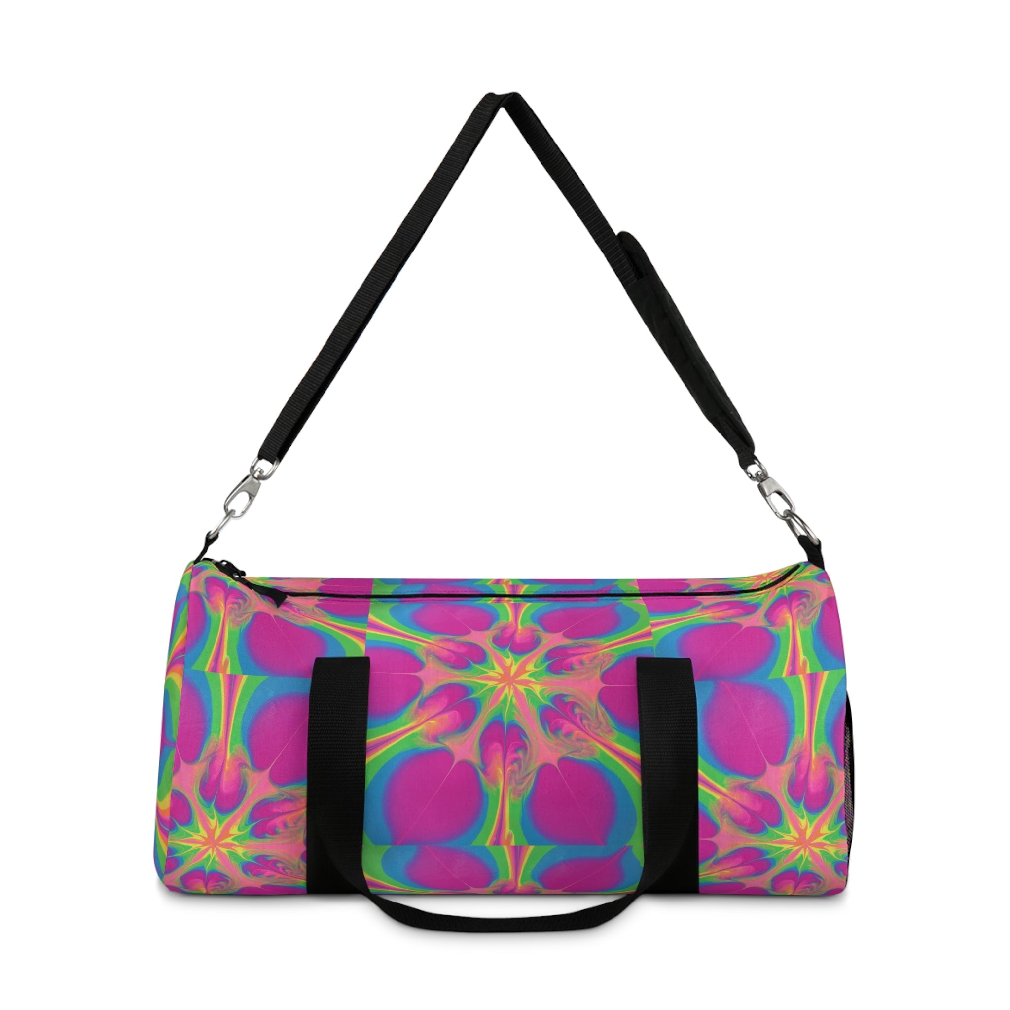 Bespattered Facade Flower Power Duffel Bag | 2 Sizes