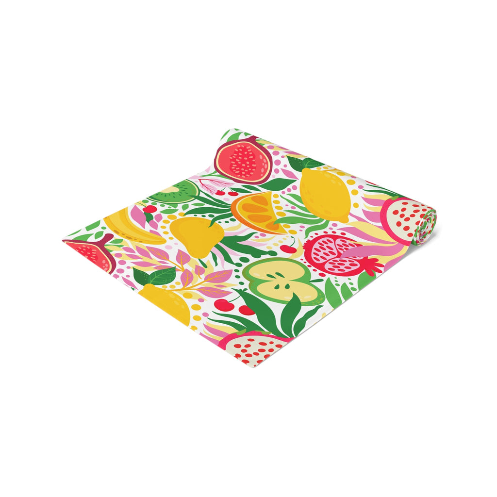 Bespattered Facade Colorful Fruits Table Runner (2 sizes)