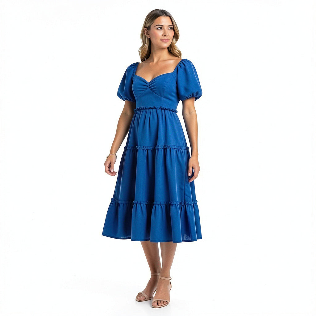 Lucy Paris Mischa Tiered Dress, Size XS