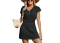 Cupshe Womens Storyteller Cutout V-Neck Cover-up Dress