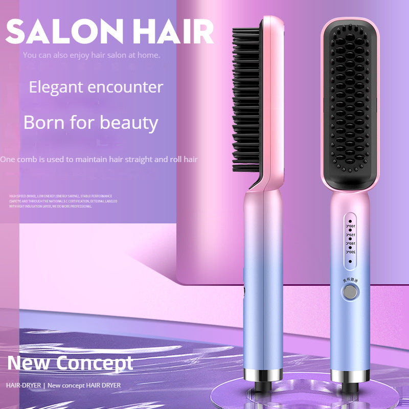 Portable Dual Purpose Hair Straightener with Temperature Control