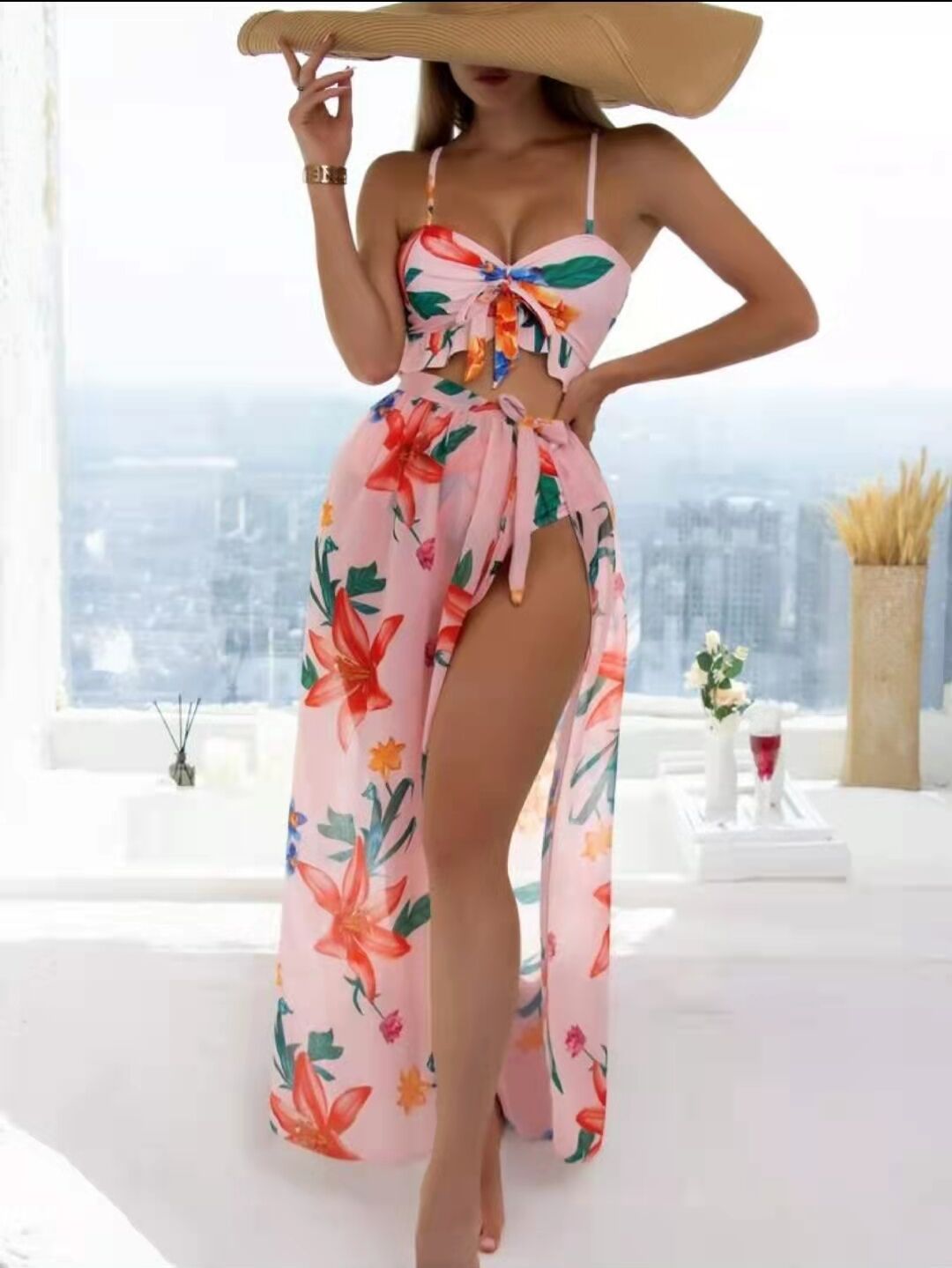 2022 New High-Waisted Sexy Women's Bikini Swimsuit