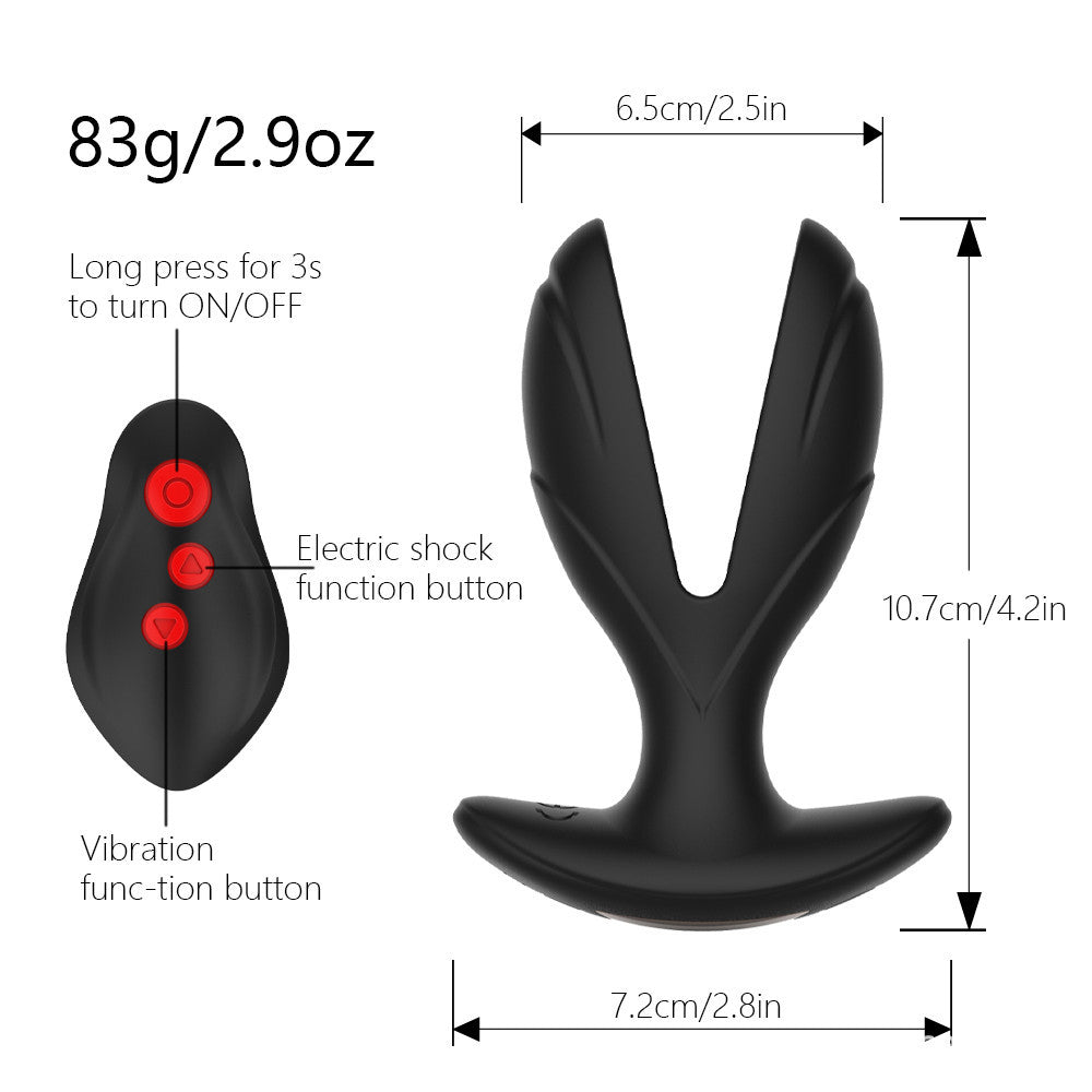 Remote-Controlled Vibrating Anal Plug for Pleasure