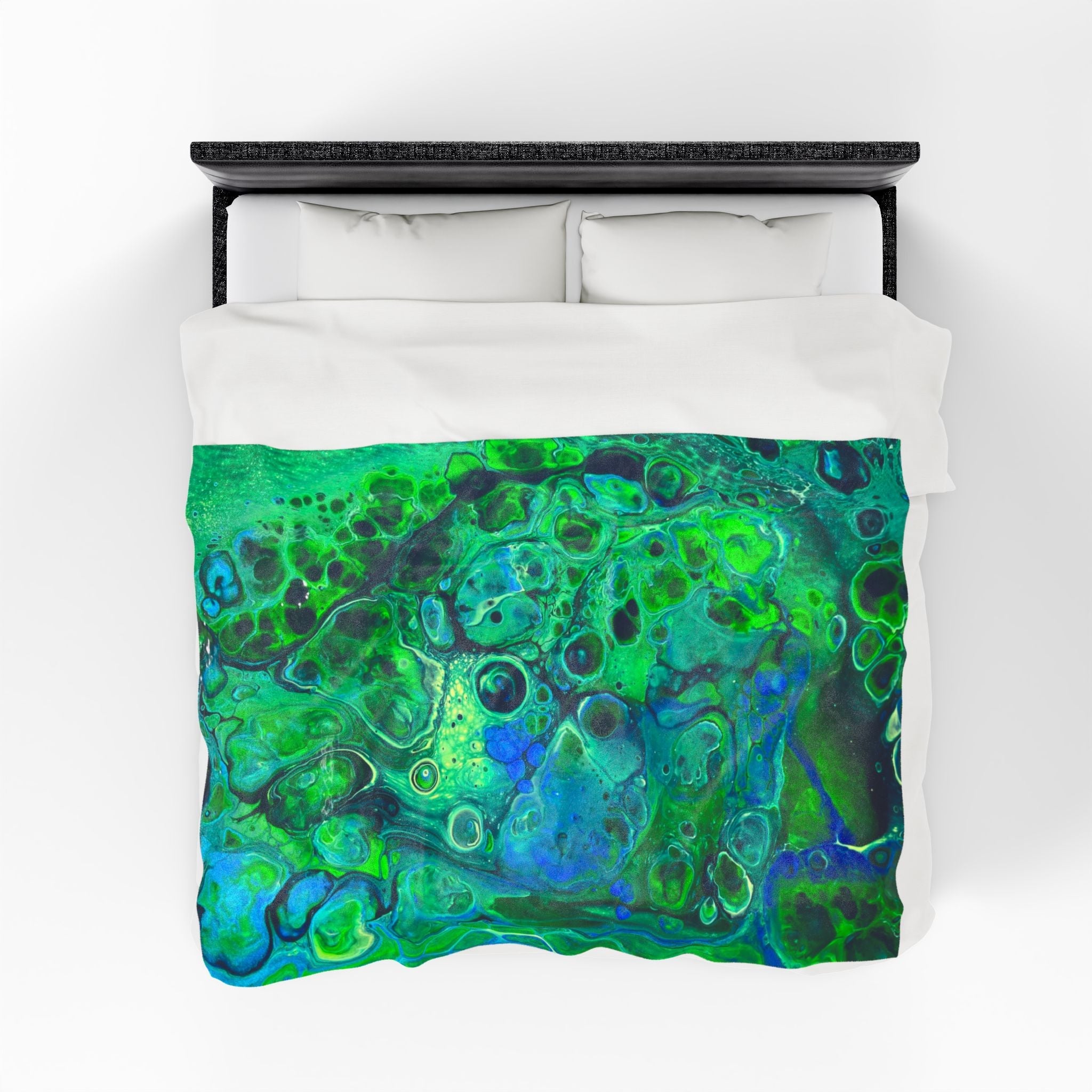 Bespattered Facade Radioactive Velveteen Plush Blanket | 3 Sizes