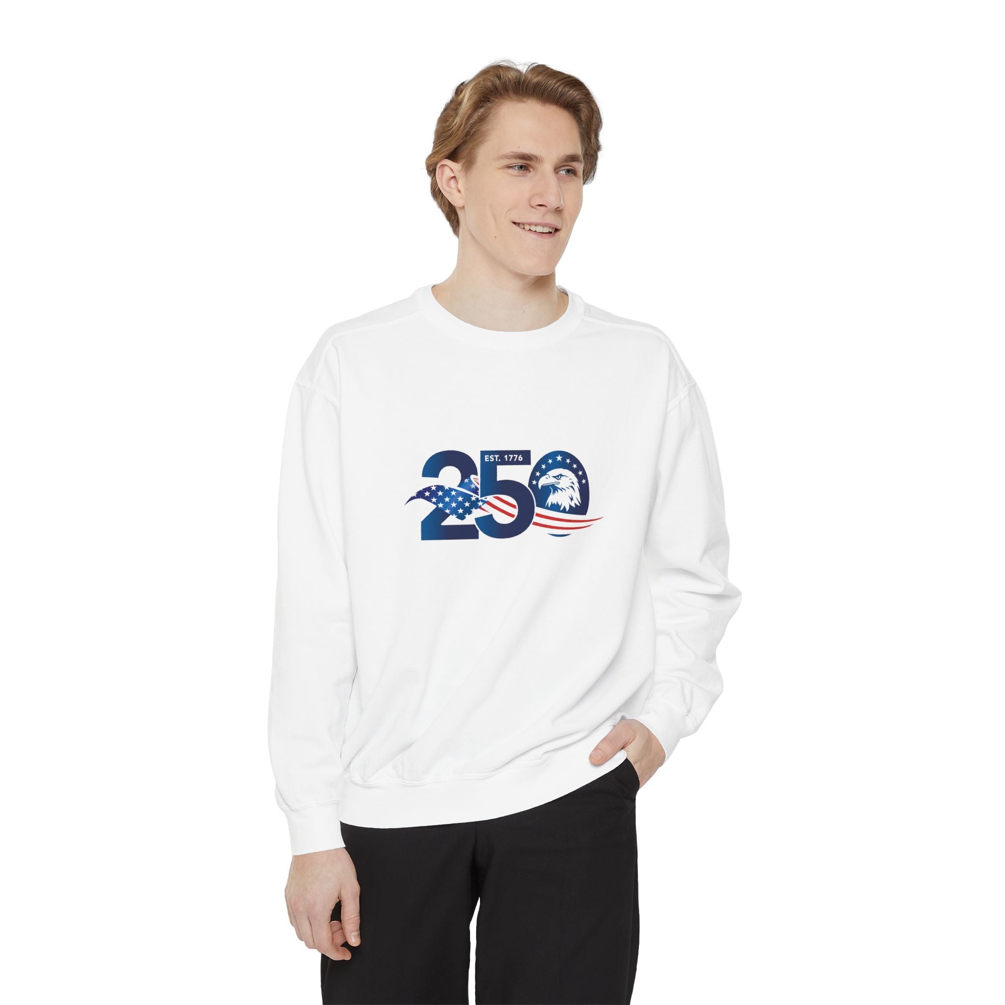 Flag in 250 -  Happy Birthday USA Sweatshirt