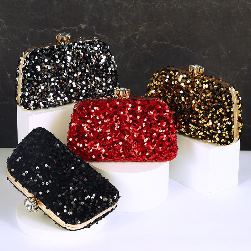 Fashion Sequined Evening Clutch Bags for Women