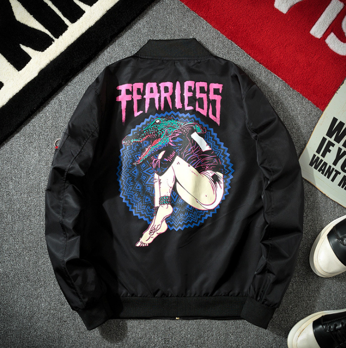 Autumn Unisex Air Force Pilot Jacket with Embroidery