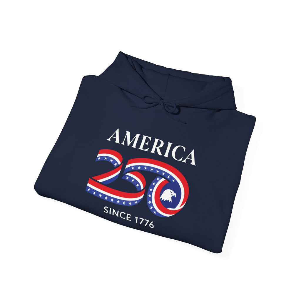Eagle in 250 Happy Birthday USA Patriotic Pullover