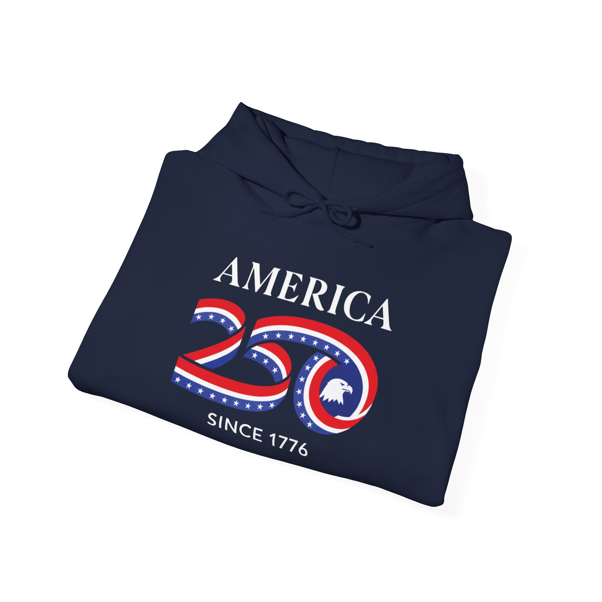 Eagle in 250 Happy Birthday USA Patriotic Pullover