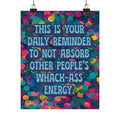 Bespattered Facade Wack-Ass Energy Rainbow Giclée Archival Matte Paper Prints