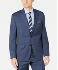 Lauren Ralph Mens Classic-Fit UltraFlex Stretch Sharkskin Jacket, Size 44R